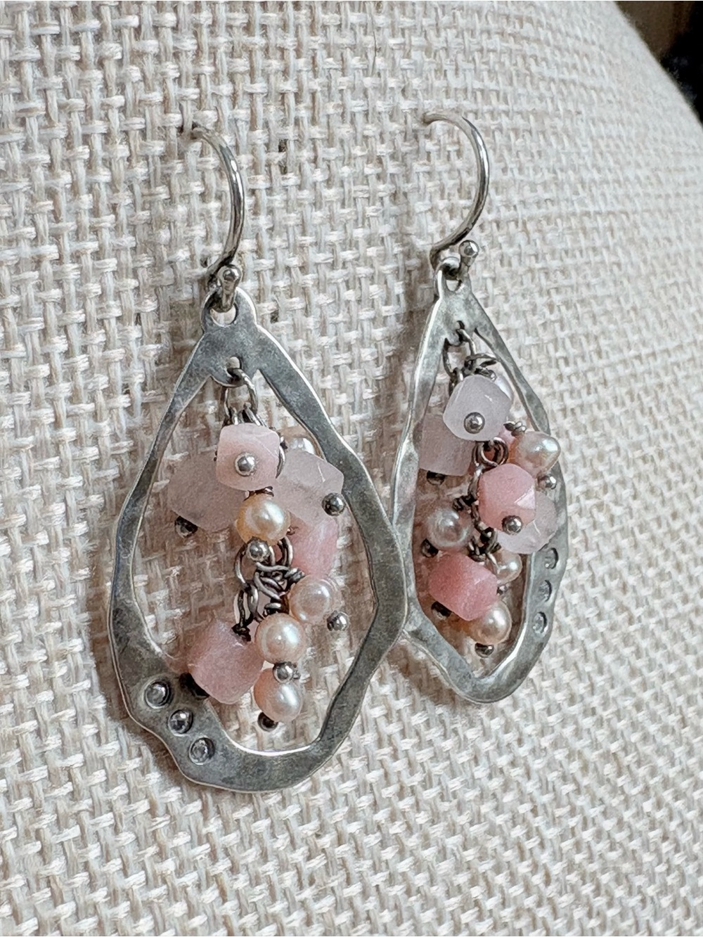 Silpada Sterling Silver, "Blush Grape" Earrings, W2211